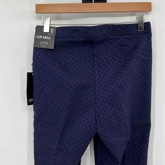 Jones New York Pull-on Slim Ankle Pants - Navy - Small - New with tags - Picture 5 of 7